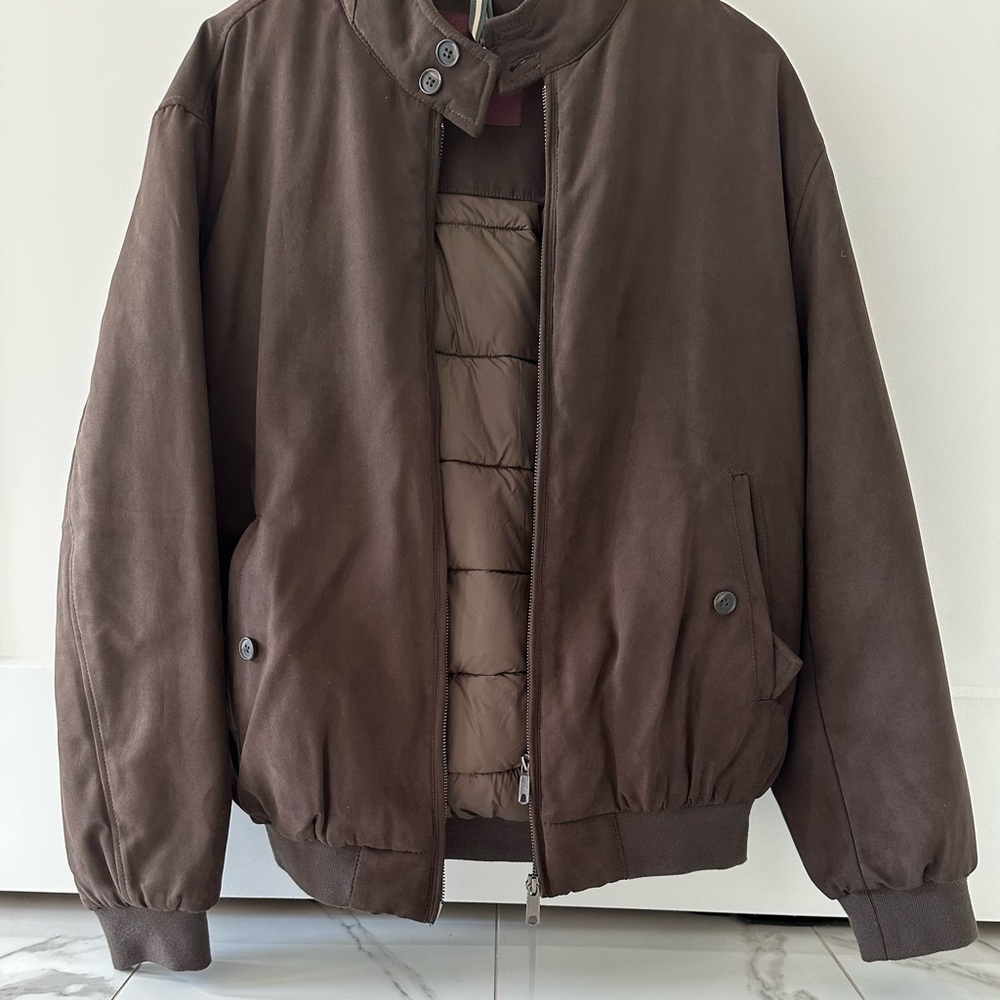 Men's Brown Bomber Jacket